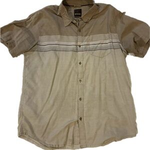 Men's Brown Short Sleeve Shirt
